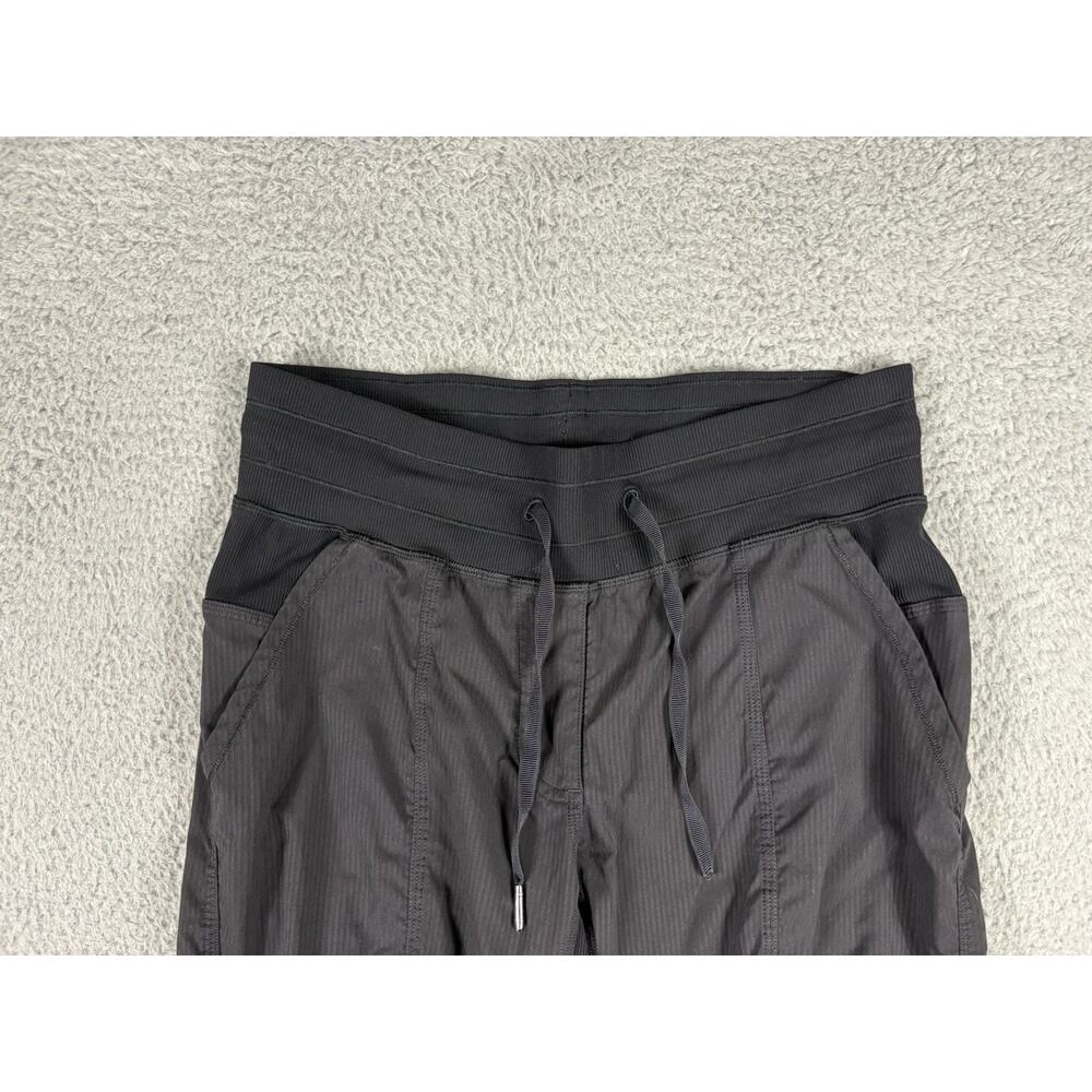 Lululemon Joggers 8 Black Dance Studio Mid Rise Drawstring Casual Travel Pants - Picture 4 of 11